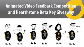 Animated Video Feedback  Competition and Hearthstone Beta Key Giveaway thumbnail