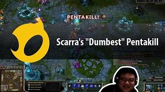 Scarra's "Dumbest" Pentakill thumbnail