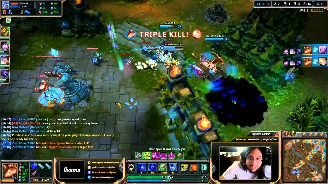 dignitas/Imaqtpie: "Can I get a PENTAKILL right here?" thumbnail