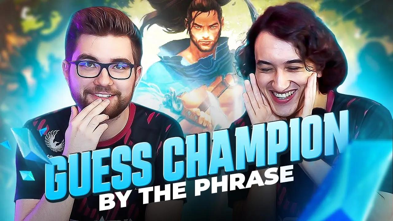 "Every web, a masterpiece" | Guess the Champion with Lurox and Scarface thumbnail