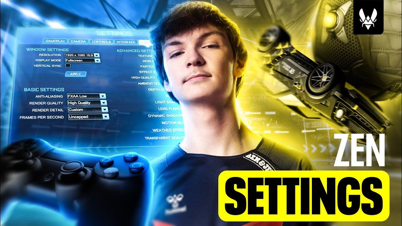 Les settings 2024 de Zen | Team Vitality Rocket League thumbnail