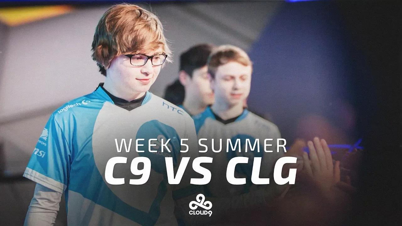 Cloud9 vs CLG | LCS Week 5 Highlights (2017 Summer) thumbnail