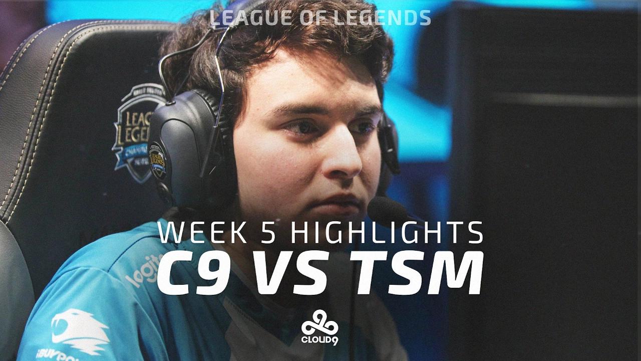 Cloud9 LoL - LCS Week 5 | Cloud9 vs TSM Highlights (2017) thumbnail