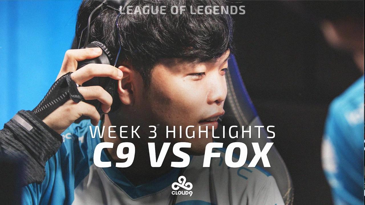 Cloud9 LoL - LCS Week 3 | Cloud9 vs Echo Fox Highlights (2017) thumbnail