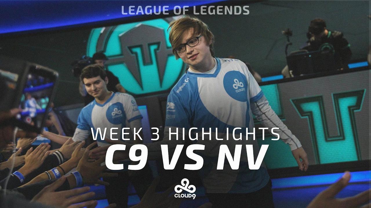 Cloud9 LoL - LCS Week 3 | Cloud9 vs EnVy Highlights (2017) thumbnail