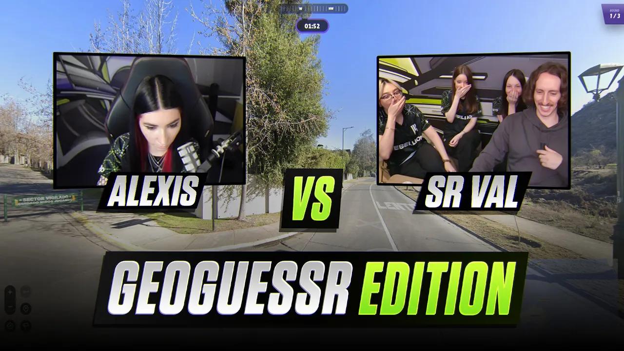 SR VALORANT plays GEOGUESSR! - Alexis vs meL, Noia, effys, Sarah thumbnail