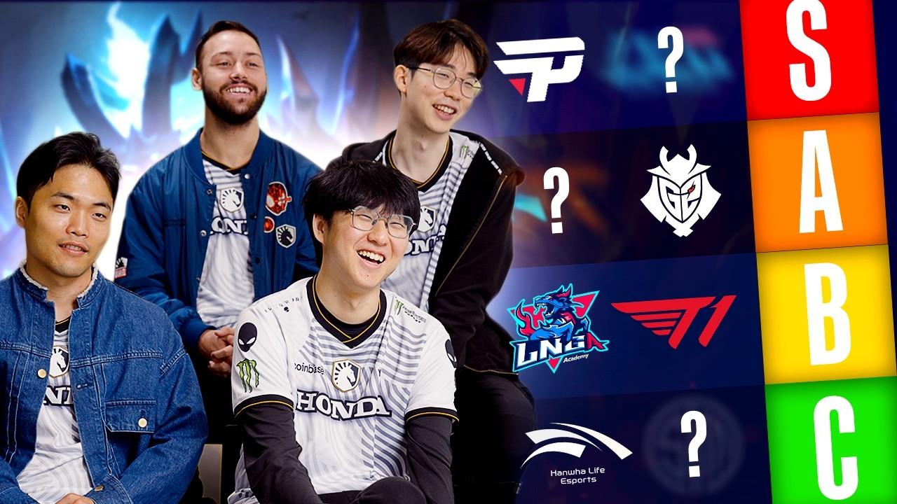 T1 and G2 STINK - Ranking Worlds Teams thumbnail