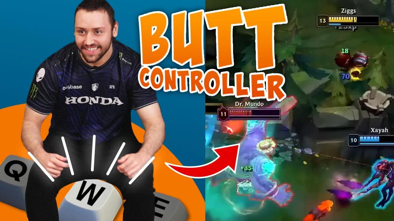 Pros play League of Legends with their WHAT?? thumbnail