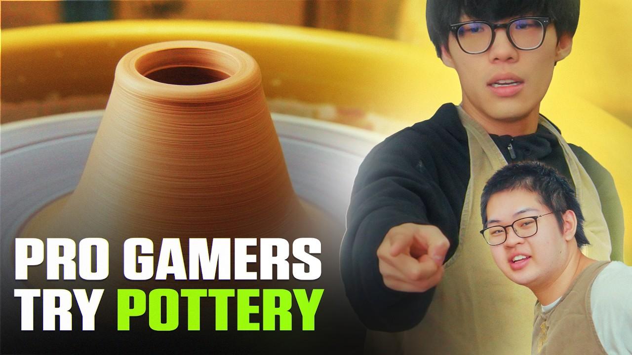 What Happens When Pro Gamers Try Pottery thumbnail