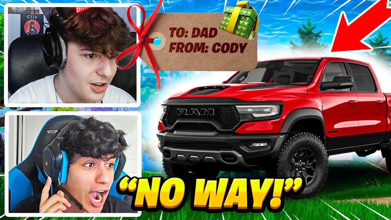 clix bought his dad a new car... 🚚❤️ thumbnail