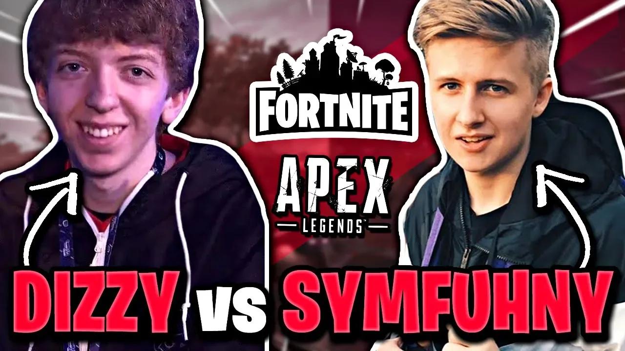 Apex Streamer Vs. Fortnite Streamer | NRG dizzy Vs. NRG symfuhny Highlights Montage thumbnail