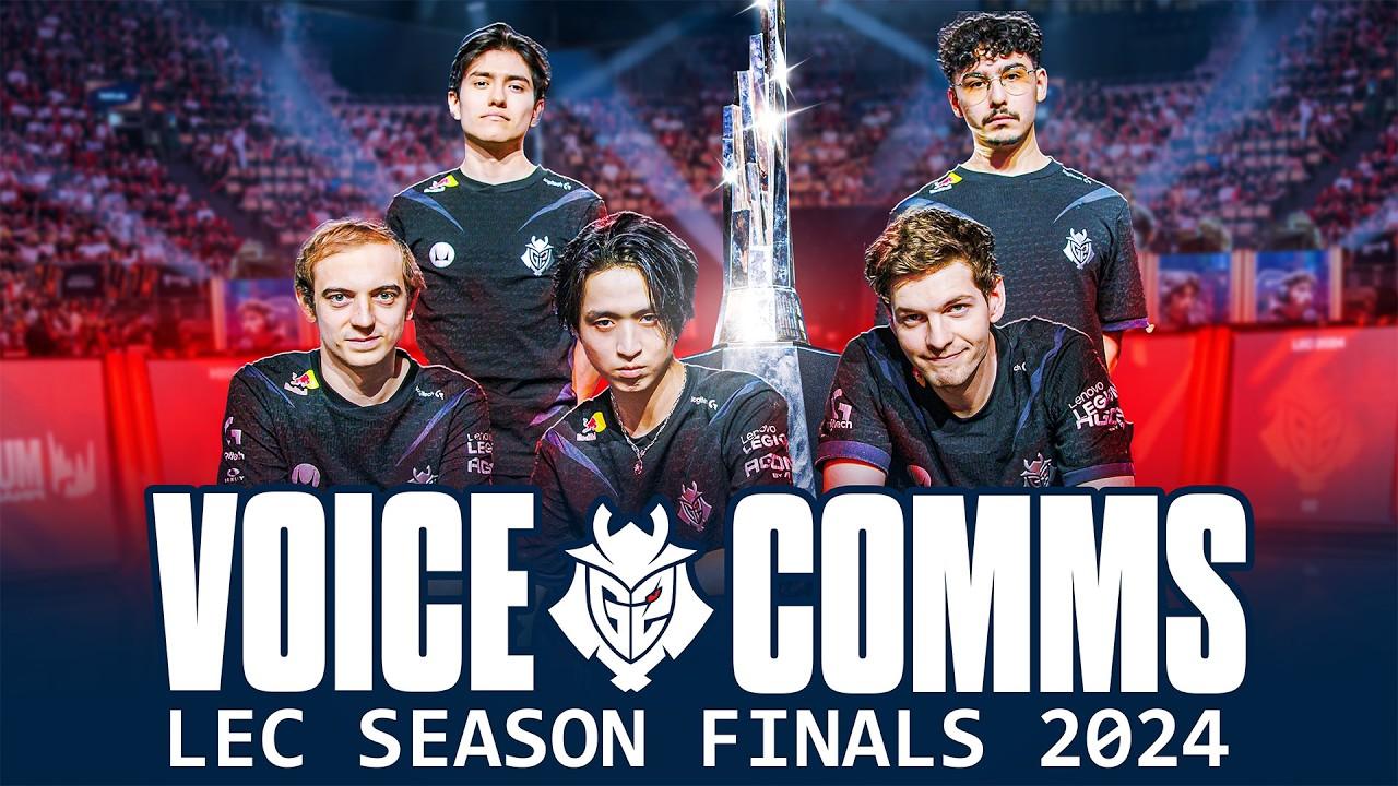 What it sounds like to win a League of Legends Grand Slam | LEC Season Finals Voicecomms thumbnail