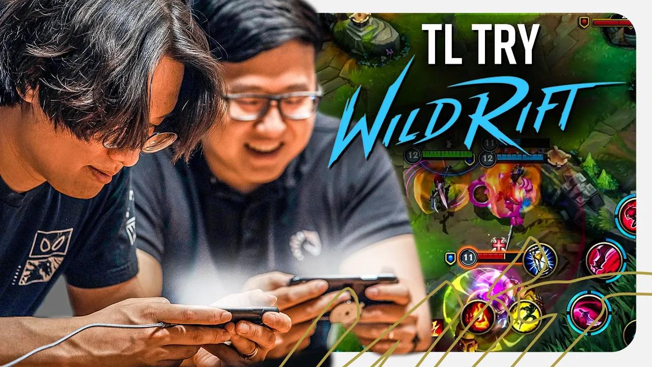 What Happens when Pro League Players Try Wild Rift | Team Liquid League of Legends thumbnail