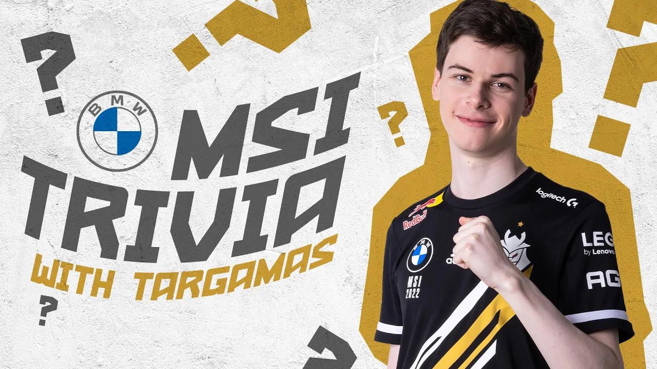 MSI TRIVIA WITH TARGAMAS | Presented by BMW thumbnail