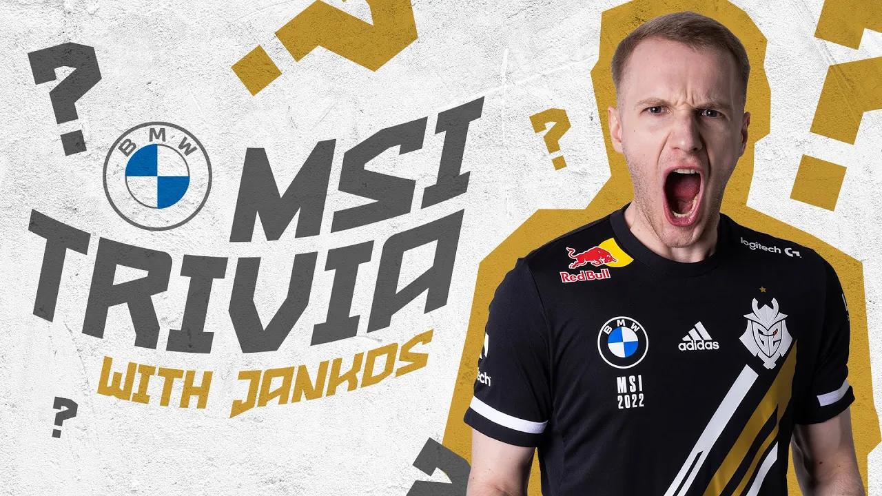 MSI TRIVIA WITH JANKOS | Presented by BMW thumbnail