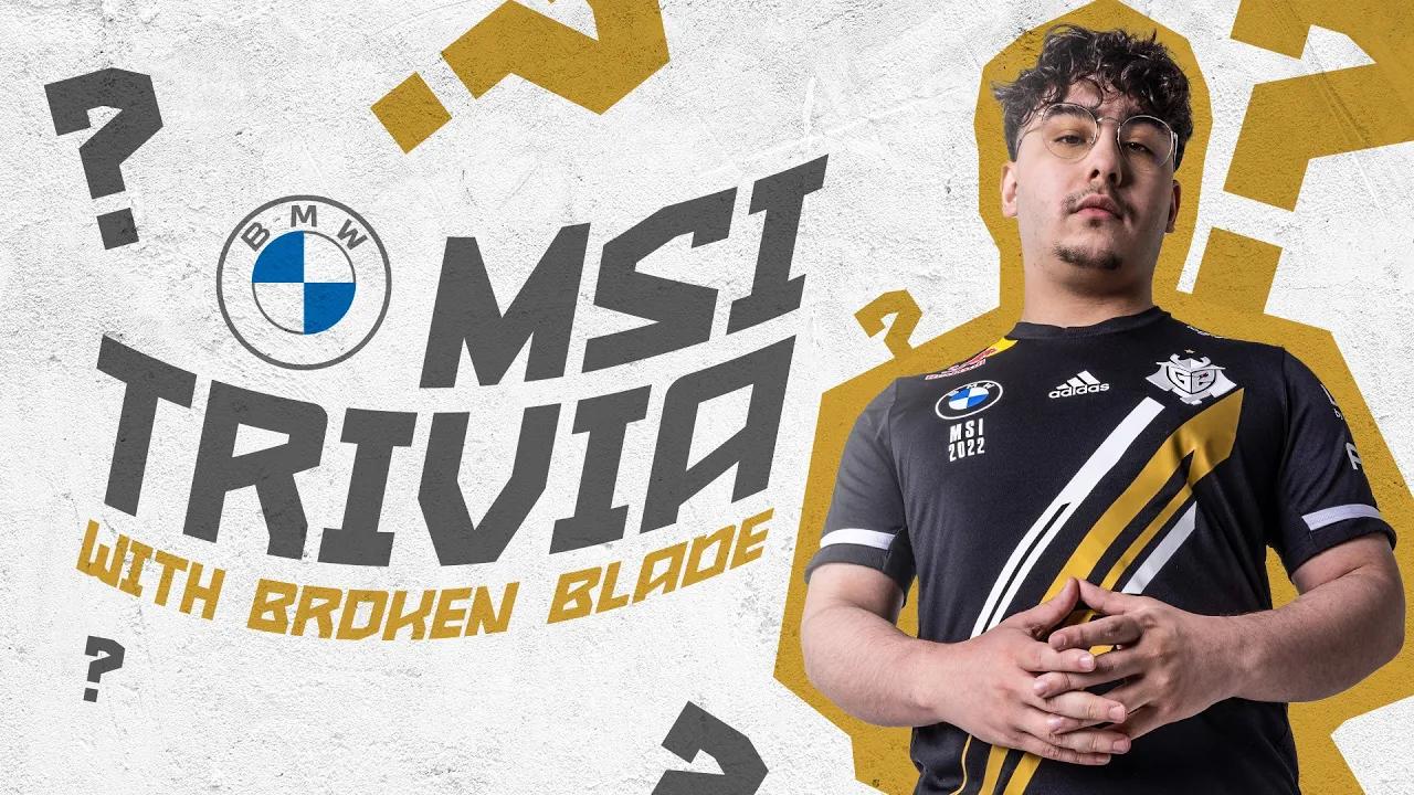 MSI TRIVIA WITH BROKENBLADE | Presented by BMW thumbnail