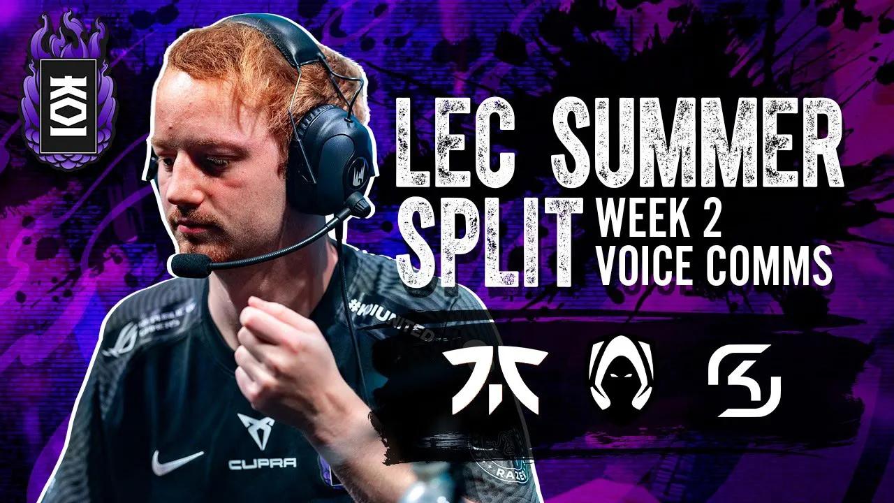 THEY NEVER SAW US COMING | Voice Comms LEC Summer Split 2023 Week 2 thumbnail