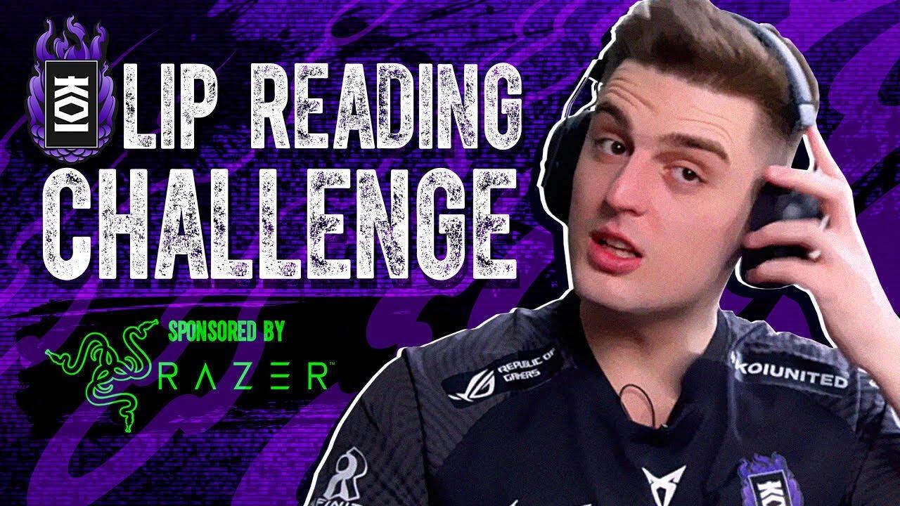 CAN'T YOU READ MY LIPS? KOI Lip Reading Challenge Sponsored by Razer thumbnail