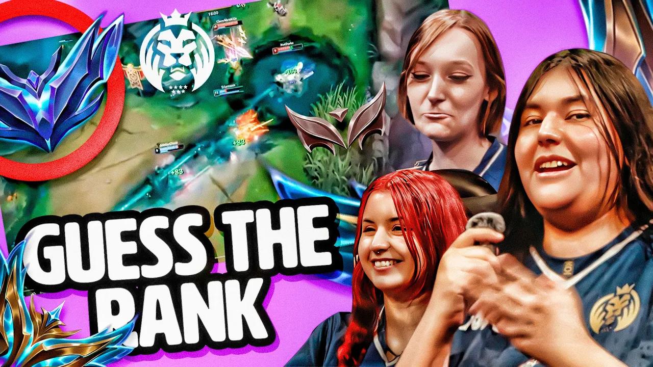 GUESS THE RANK IN LEAGUE OF LEGENDS thumbnail