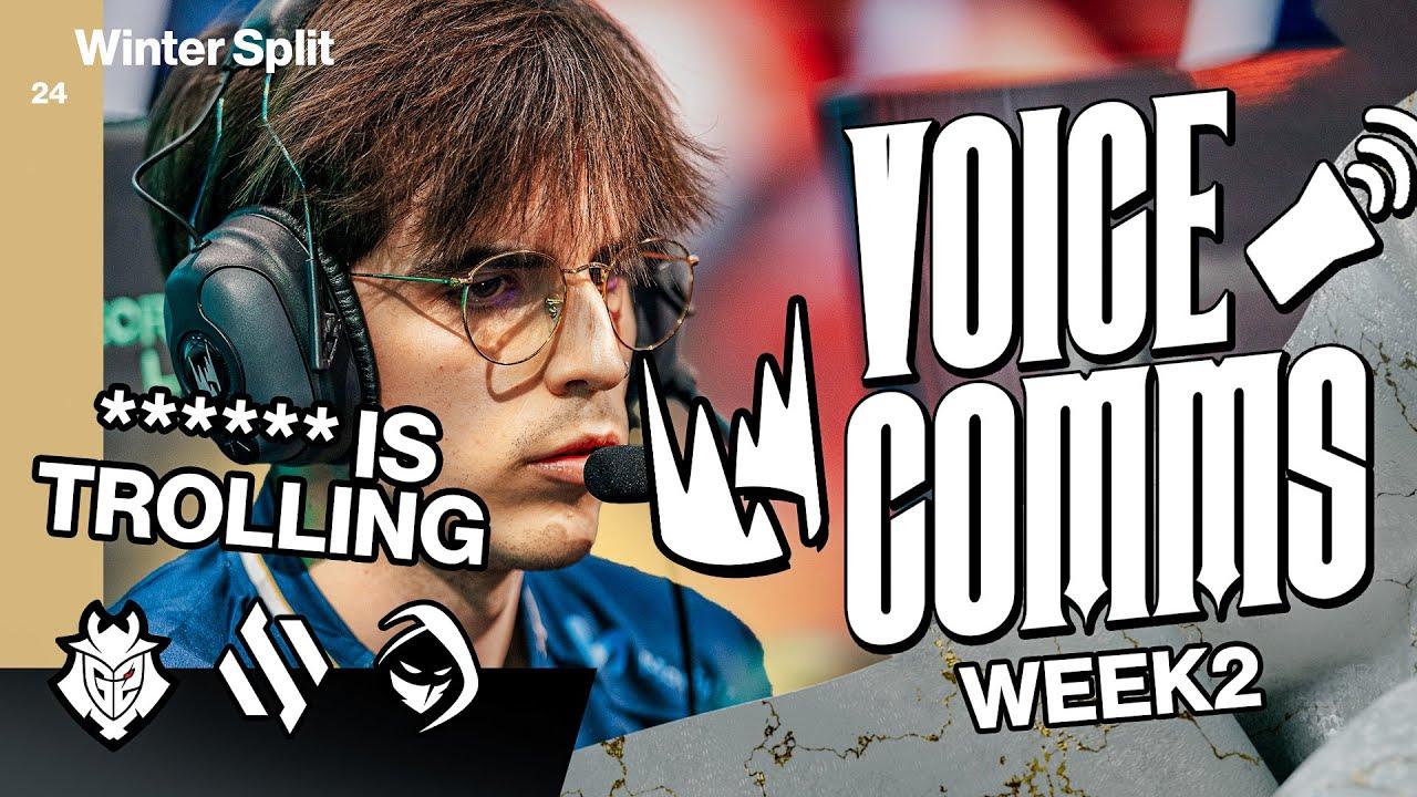 🤬 IS TROLLING | LEC Winter Split Voicecomms W2 thumbnail