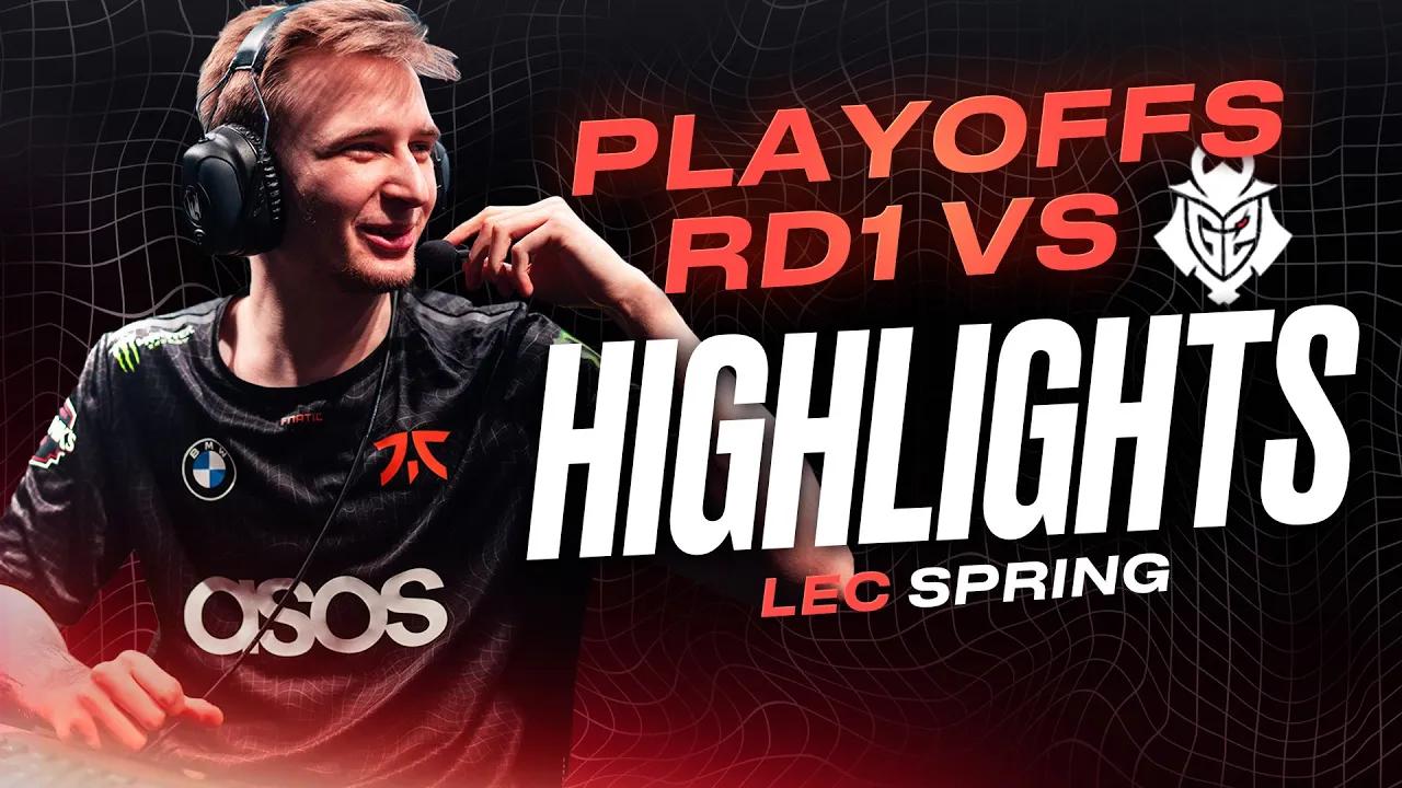 How We BUTCHERED The "SIUUUUUUU"! | LEC Highlights Spring 2022 Playoffs RD1 thumbnail