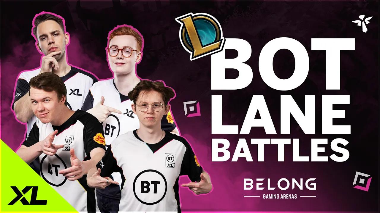 Who's the better duo? | BOT LANE BATTLES | League of Legends thumbnail