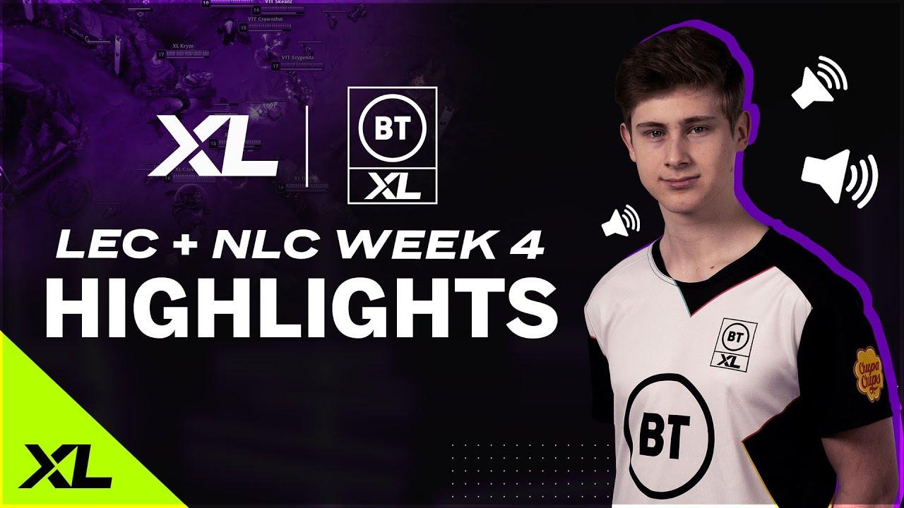 Base Races, Bugs & Baron Steals | EXCEL LEC & NLC Spring Split Week 4 Highlights | 2021 thumbnail