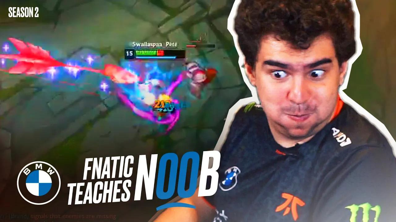 Bwipo coaches noob how to get out of Gold | Fnatic Teaches Noob S2E6 - Presented by BMW thumbnail