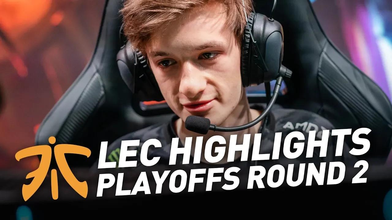 Fnatic Highlights | LEC Playoffs Round 2 (FNC vs SPY) thumbnail
