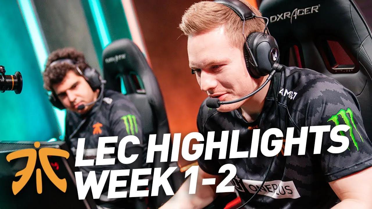 Fnatic Highlights | LEC Week 1&2 thumbnail