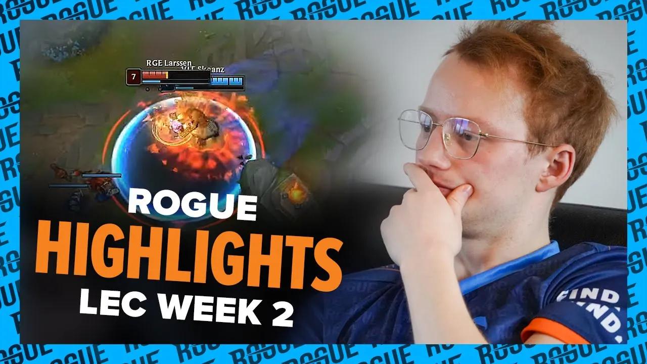 Hmmm another perfect week... | Rogue LEC Highlights [Week 2] thumbnail