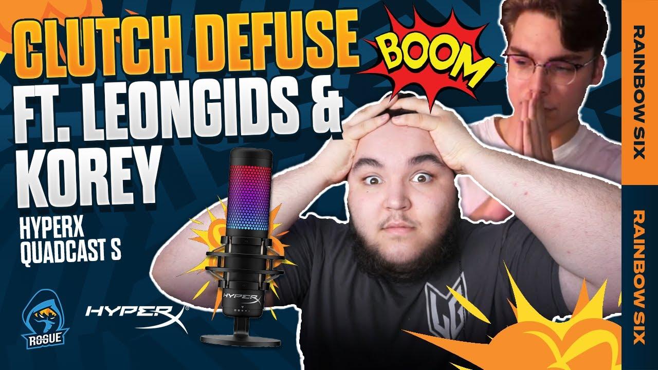 LEONGIDS and KOREY Clutch Defuse w/the HYPERX QUADCAST S! thumbnail