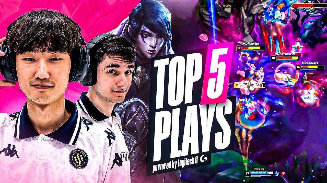 ADAM WITH A K'SANTE PENTA 🔥 | Top 5 Plays of the LEC Playoffs powered by Logitech G | Voice Comms thumbnail