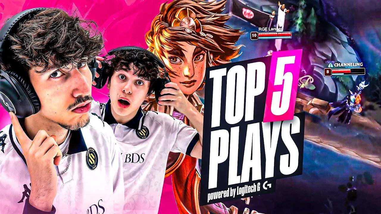 YOU WON'T BELIEVE THIS TALIYAH R | Top 5 Plays of the LEC Weekend powered by Logitech G |Voice Comms thumbnail