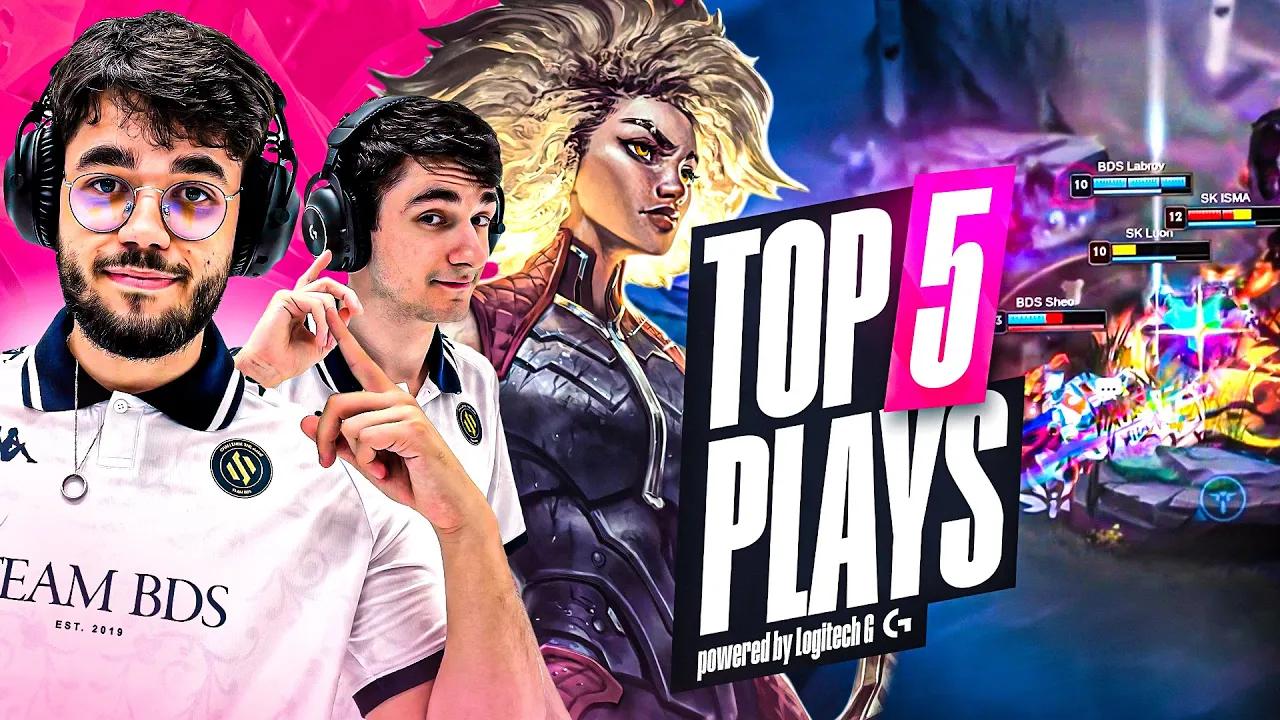 SHEO WITH THE 1 HP NASH STEAL?! | Top 5 Plays of the LEC Weekend powered by Logitech G | Voice Comms thumbnail