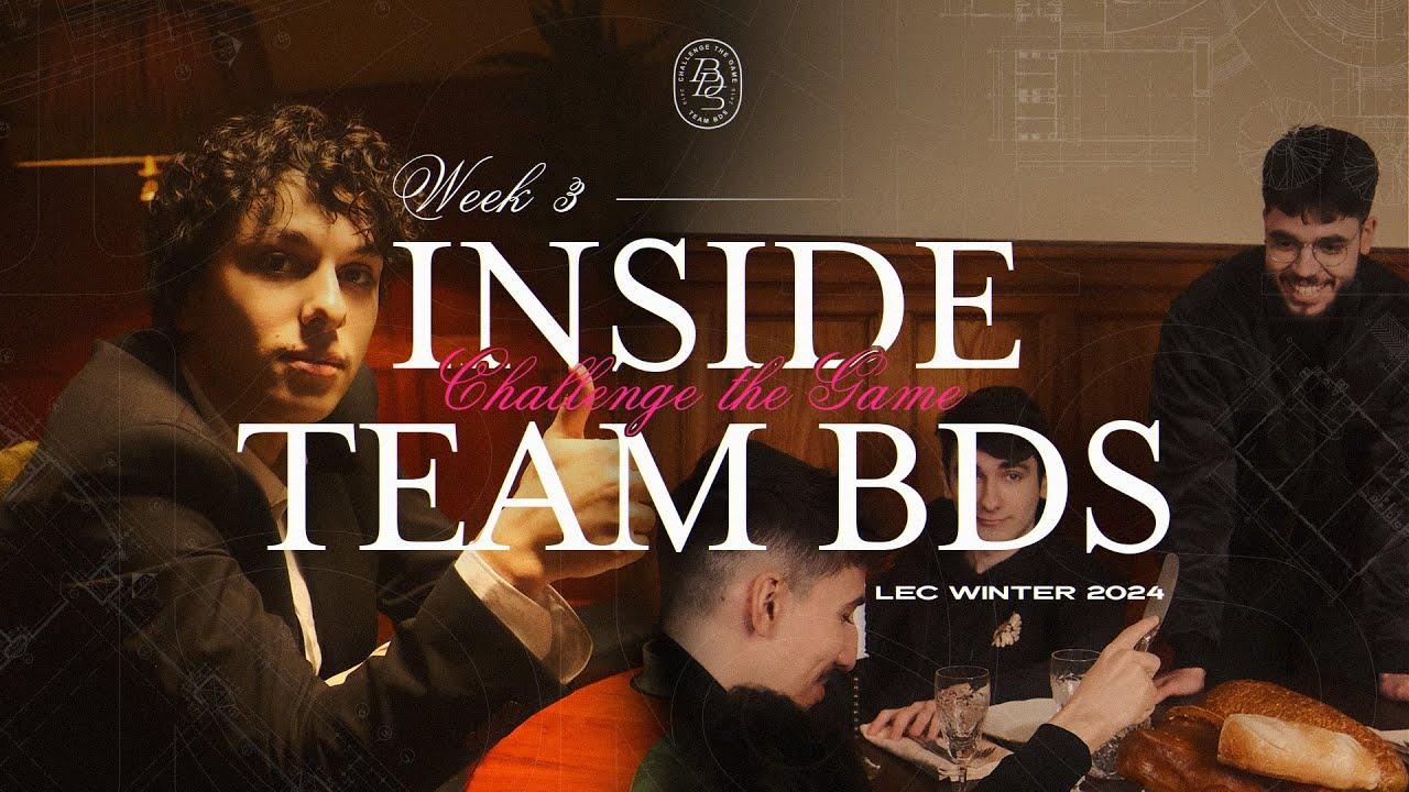 CAN WE FINISH TOP 1 IN THE LEC? | Inside Team BDS LEC 2024 Winter Week 3 thumbnail