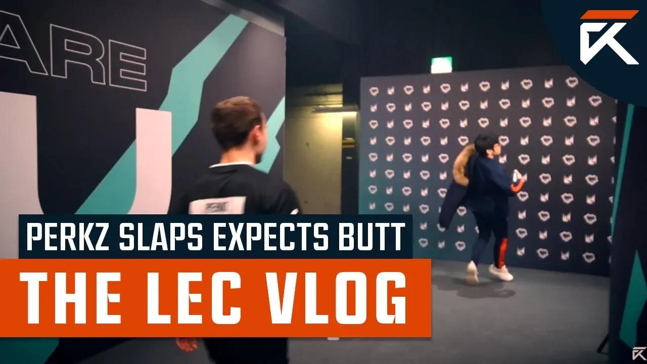 Perkz Slaps Expect's Butt | The LEC Vlog | Episode 11 vs. Rogue thumbnail