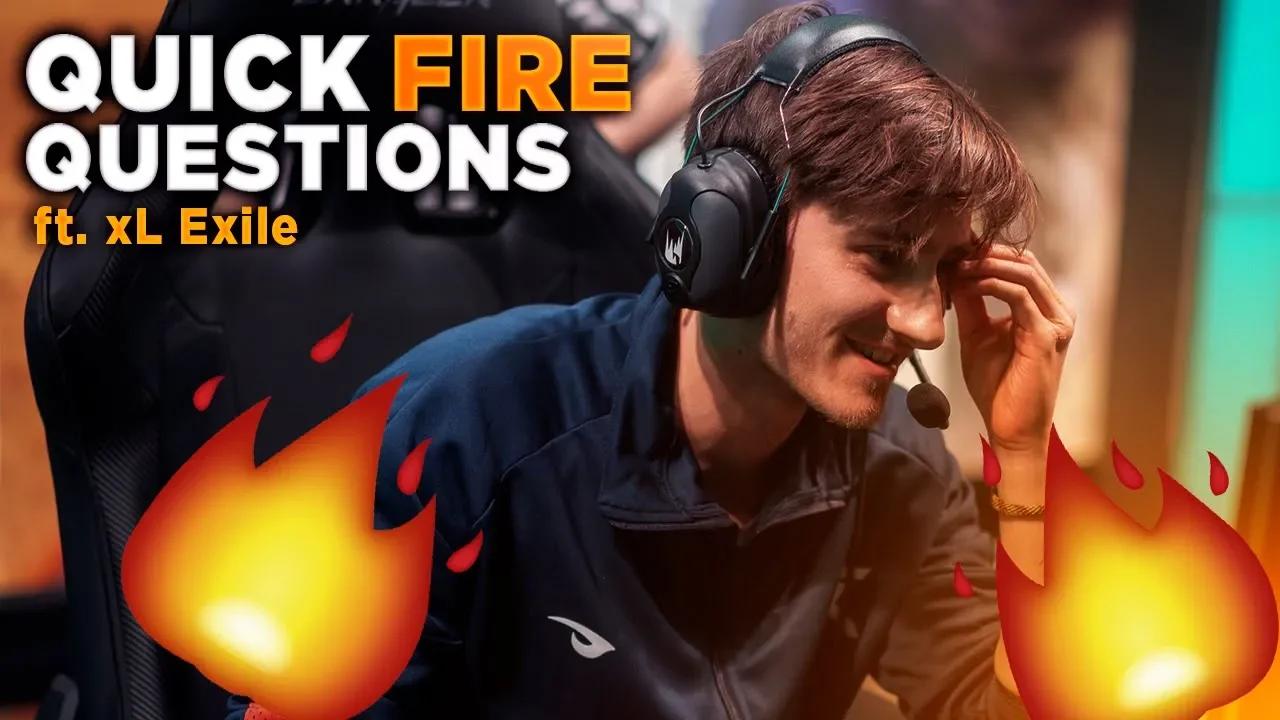 Quickfire Questions with Exile | League of Legends Pro Answers Funny Esports Questions thumbnail