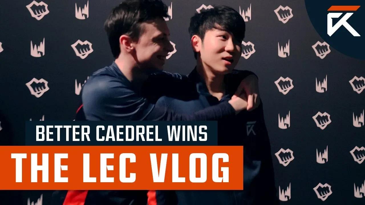 Better Caedrel Wins | The LEC Vlog | Episode 2 vs. Rogue thumbnail