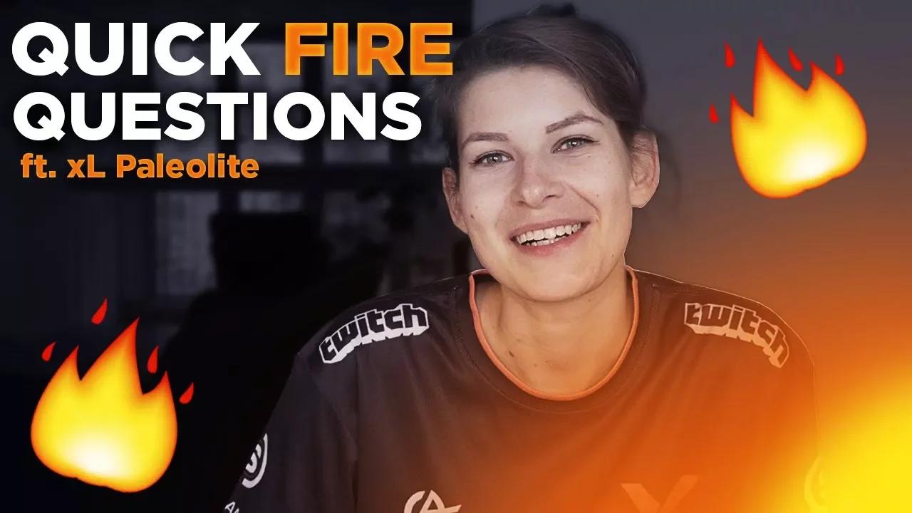 QUICK FIRE QUESTIONS WITH xL PALEOLITE | LEAGUE OF LEGENDS LADIES INTERVIEW | DREAMHACK WINTER thumbnail