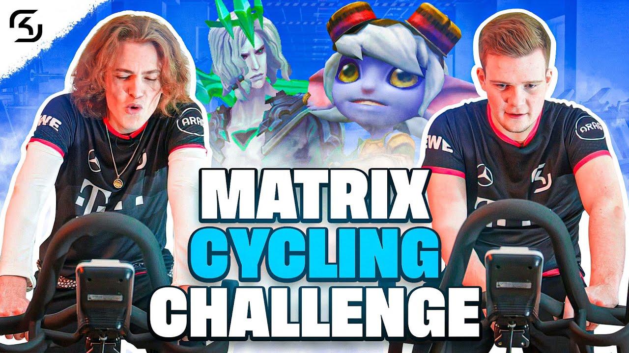 SK LEC Matrix Cycling Challenge | League of Legends Pop Quiz thumbnail