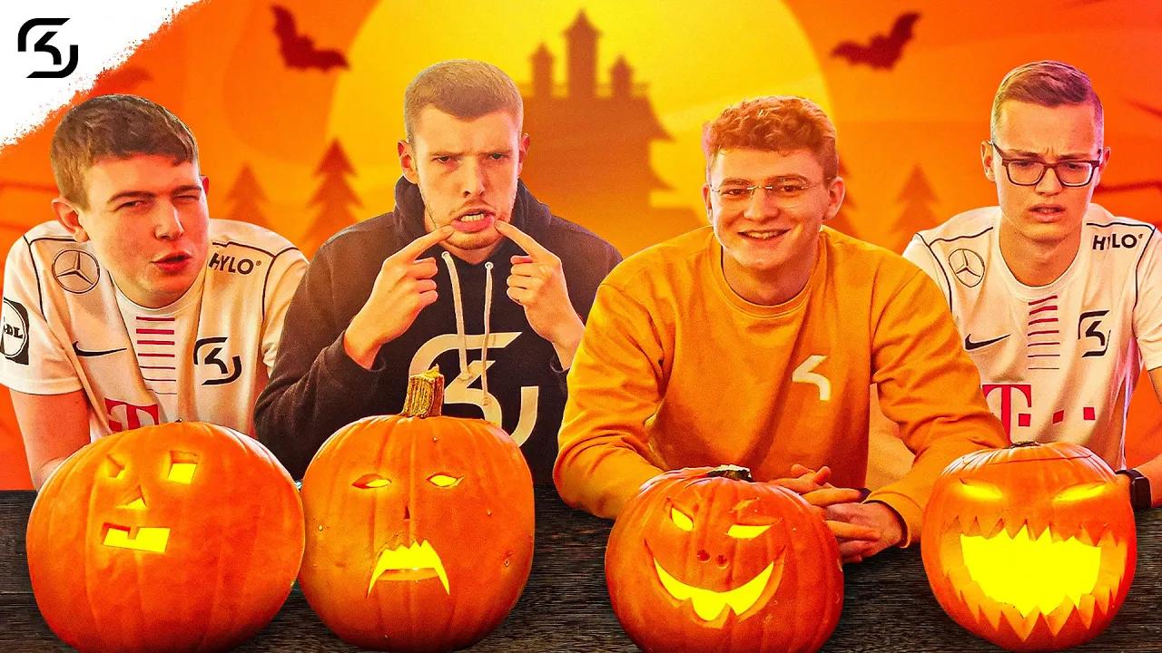 PUMPKIN CARVING CHALLENGE HALLOWEEN 2021 | SK CLASH ROYALE thumbnail