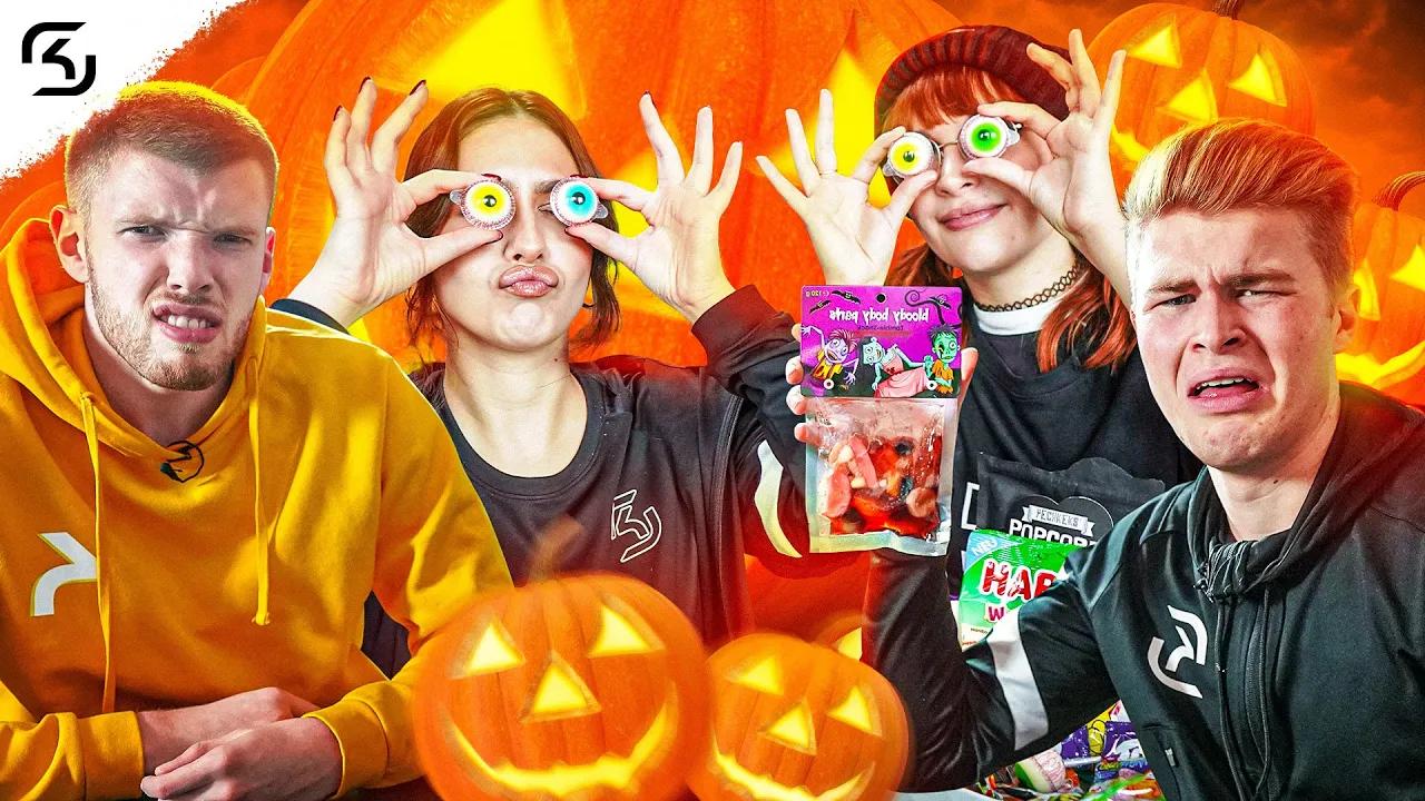 "THIS HALLOWEEN CANDY WILL MAKE ME QUIT BEING A CONTENT CREATOR" feat. BigSpin, Niklas, Trouble&Lara thumbnail