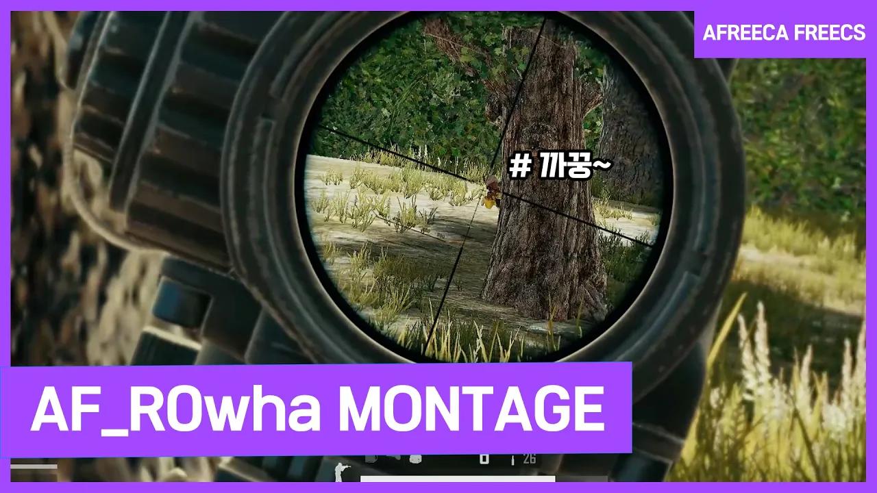 🎥 AF_R0wha PUBG MONTAGE / 아프리카 프릭스 로하 배틀그라운드 매드무비 thumbnail