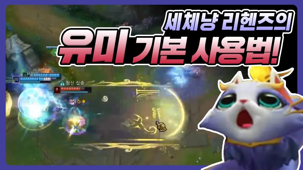 세체냥 리헨즈의 유미 사용법 알려드립니다. 꿀팁부터 운영까지! thumbnail