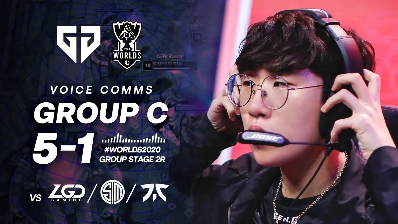 [ENG SUB] Advancing in First | Gen.G Voice Comms - Worlds 2020 Group Stage 2R thumbnail