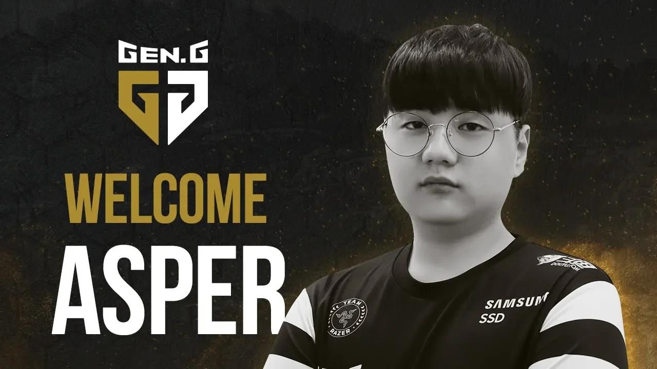 Gen.G LoL's new support, Asper thumbnail