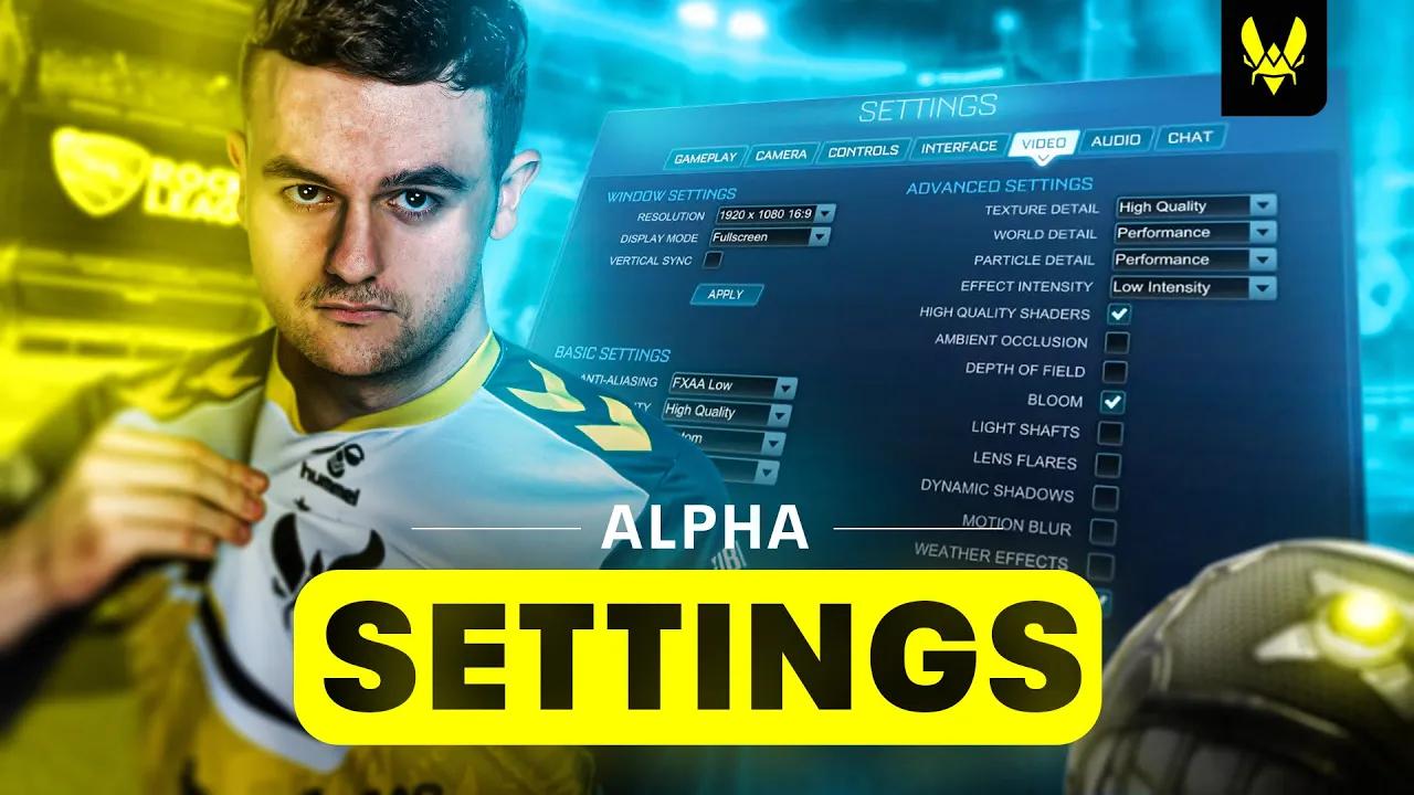 Les settings 2023 d'Alpha54 | Team Vitality Rocket League thumbnail