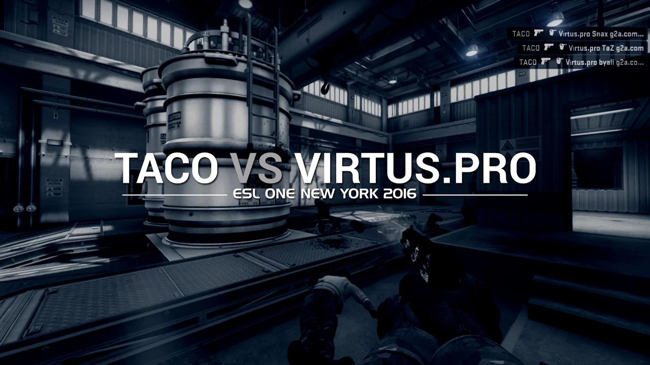 In the crosshairs: Taco vs Virtus Pro at ESL One New York thumbnail