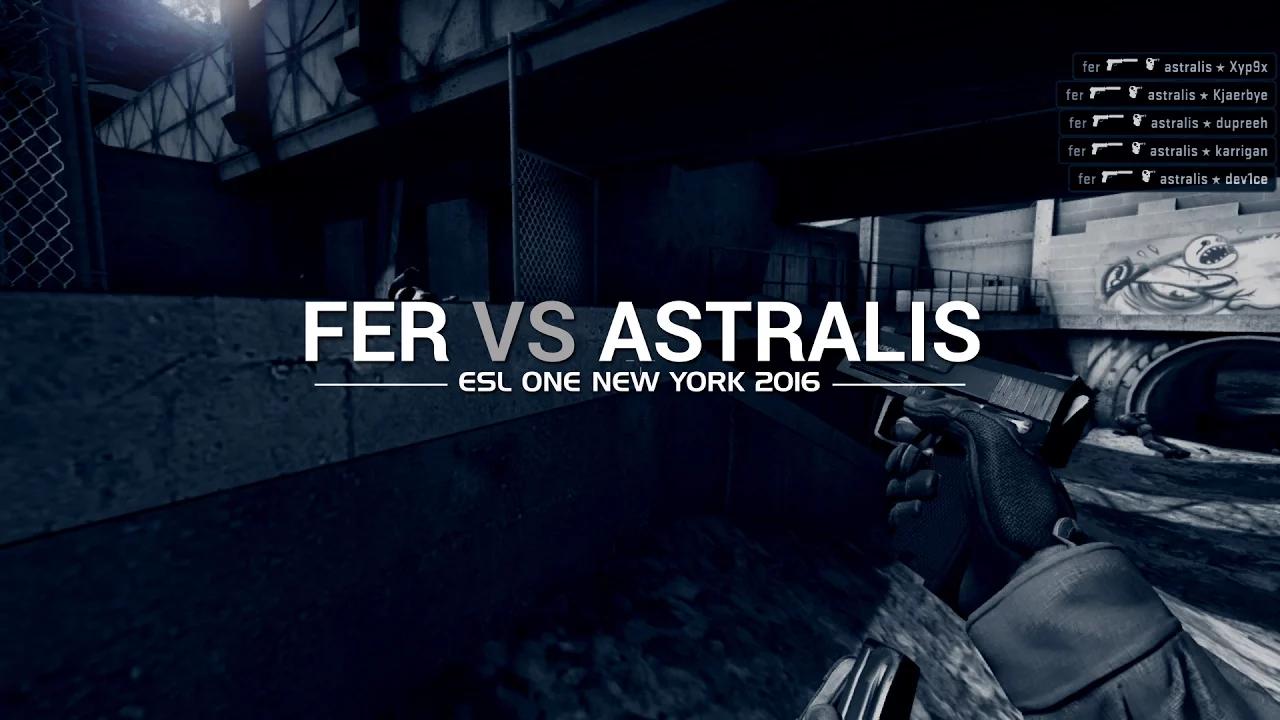 In the crosshairs: fer vs Astralis at ESL One New York thumbnail